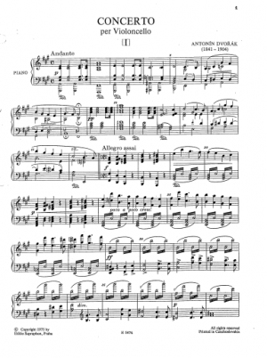 Dvorak Cello Concerto in A major score.png